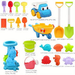 Kids Beach Toy Set with ATV Sand Molds & Water Play Tools