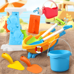 Kids Beach Toy Set with ATV Sand Molds & Water Play Tools