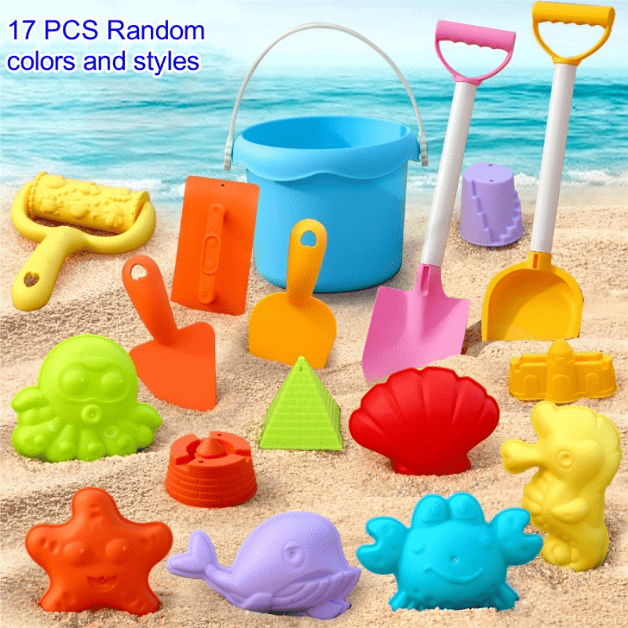 Kids Beach Toy Set with ATV Sand Molds & Water Play Tools