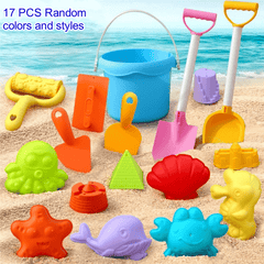 Kids Beach Toy Set with ATV Sand Molds & Water Play Tools