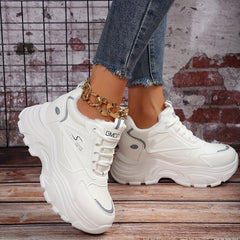 Non Slip Inner Heightening Warm Sneakers for Women