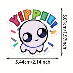 50pcs Yipee Graffiti Stickers Waterproof Vinyl Decals for Skateboards Phones Gui