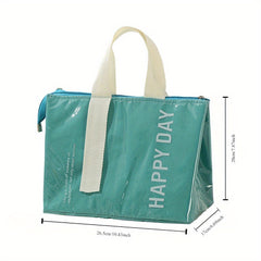 Large Capacity Insulated Lunch Bag, Durable Oxford Fabric