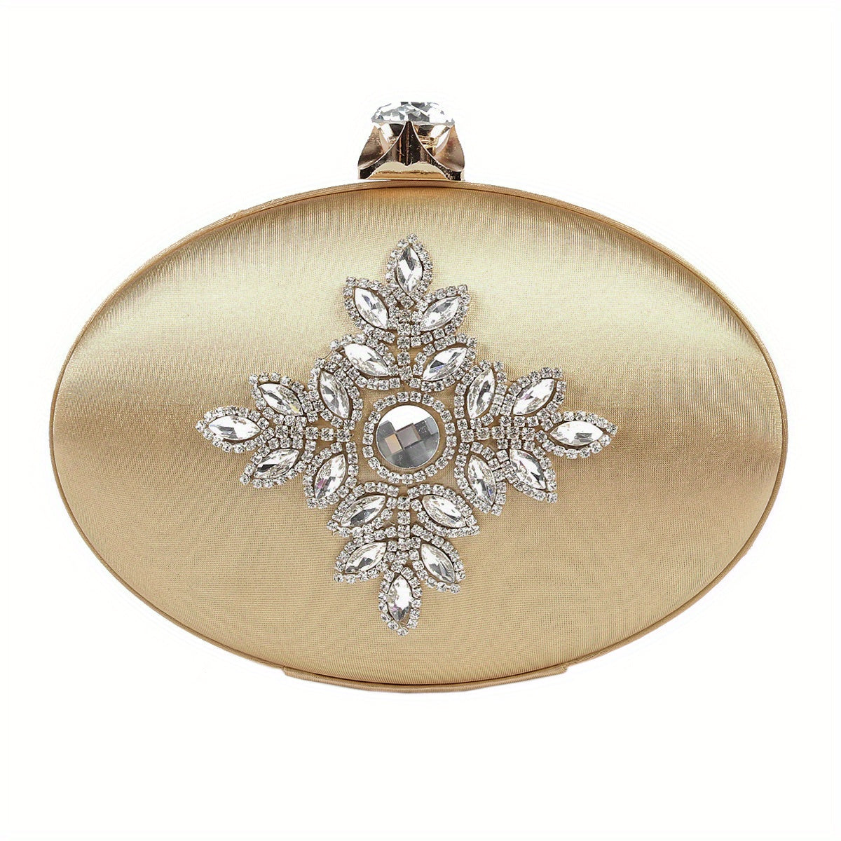 Womens Rhinestone Evening Clutch Shoulder Bag