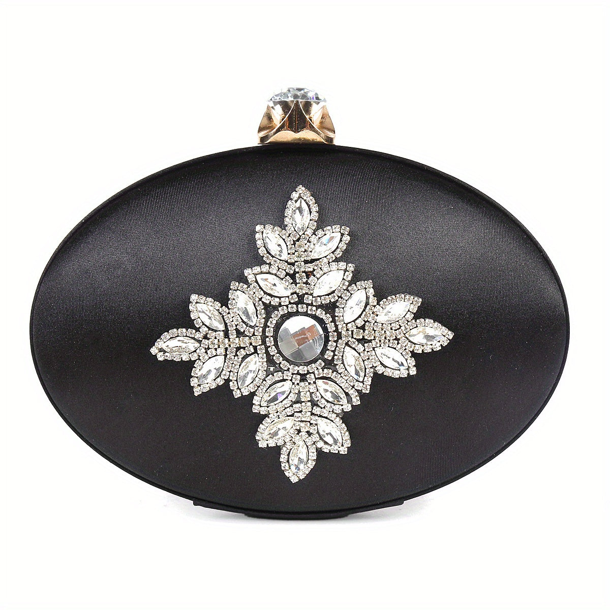 Womens Rhinestone Evening Clutch Shoulder Bag