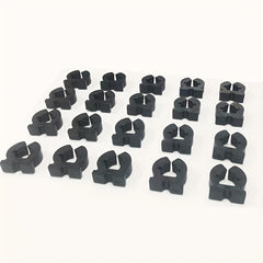 20pcs Rod Clips Fishing Rod Rack Snooker Cue Stick Bracket