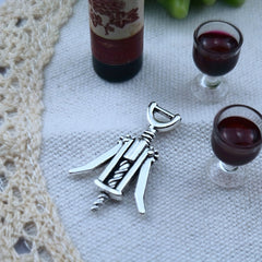 2pcs 1 12 Dollhouse Red Wine Bottle Opener Mini Furniture Decor DIY Toy