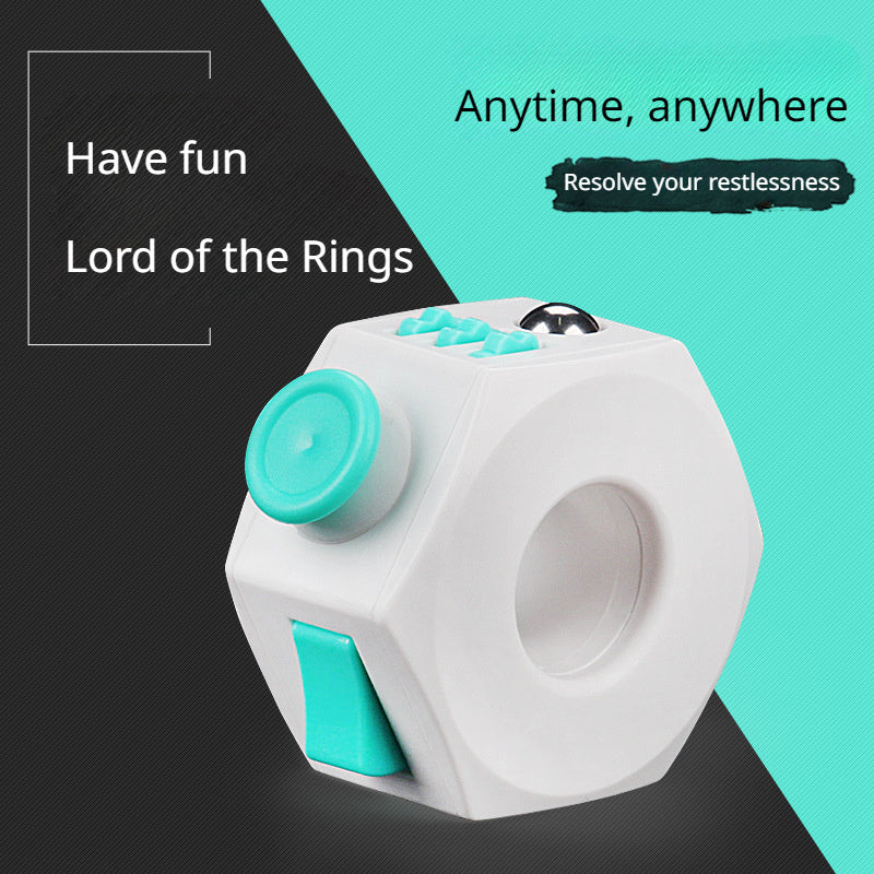 FunStress HexaGrip Fidget Spinner Emotional Release Ring Unique Gift Idea