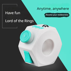FunStress HexaGrip Fidget Spinner Emotional Release Ring Unique Gift Idea