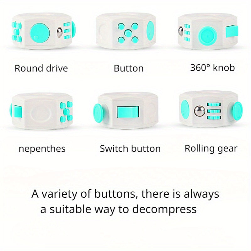 FunStress HexaGrip Fidget Spinner Emotional Release Ring Unique Gift Idea