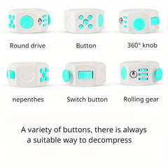 FunStress HexaGrip Fidget Spinner Emotional Release Ring Unique Gift Idea