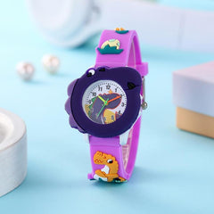 Kids Dino Pattern Quartz Watch