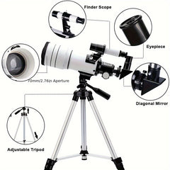 F30070 Astronomical Telescope 150X Night Vision 70mm ABS Material