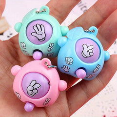 12pcs Mini Rock Paper Scissors Keychains Fun Fidget Toys for Purses Backpacks