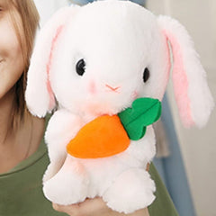 Soft Bunny Plush Toy Stuffed Rabbit Cushion Pillow Doll Birthday Gift for Kids