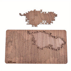 Wooden Rectangular Puzzle Brain Teaser