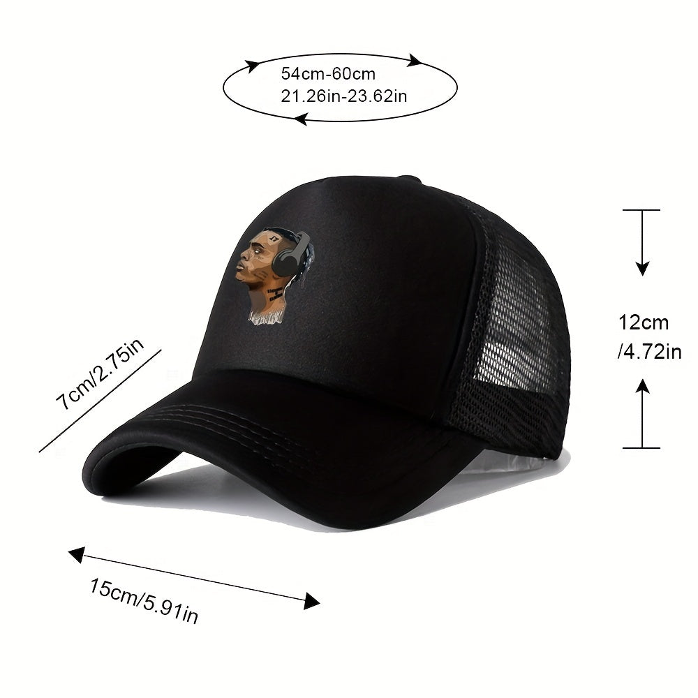 Unisex Adjustable Breathable Baseball Cap For Outdoor Sport
