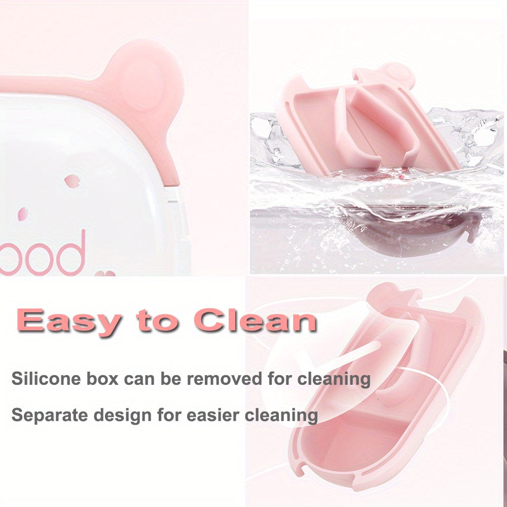 Portable Pill Cutter Dispenser Stainless Steel Blade