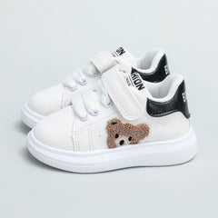 Kids Cartoon Bear Pattern Skate Shoes Spring Summer Sneakers