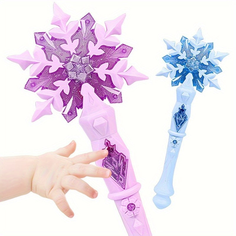 Magical Princess Wand, Snowflake Glitter, Sound & Lights, Sky Purple