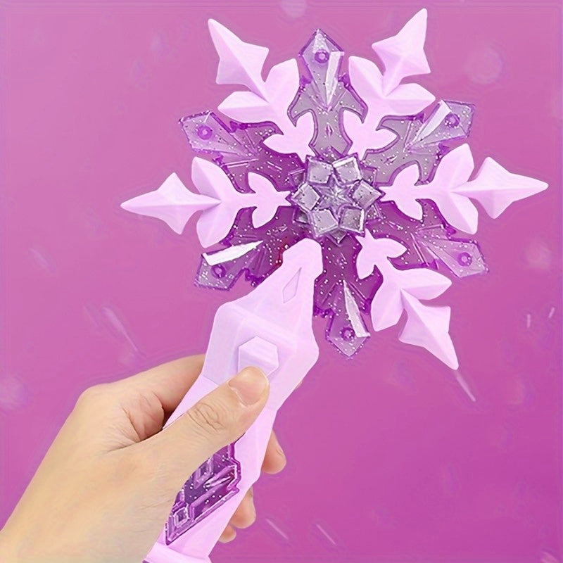 Magical Princess Wand, Snowflake Glitter, Sound & Lights, Sky Purple