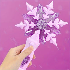 Magical Princess Wand, Snowflake Glitter, Sound & Lights, Sky Purple