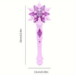 Magical Princess Wand, Snowflake Glitter, Sound & Lights, Sky Purple