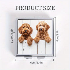 Mini Dog Pattern Pill Box