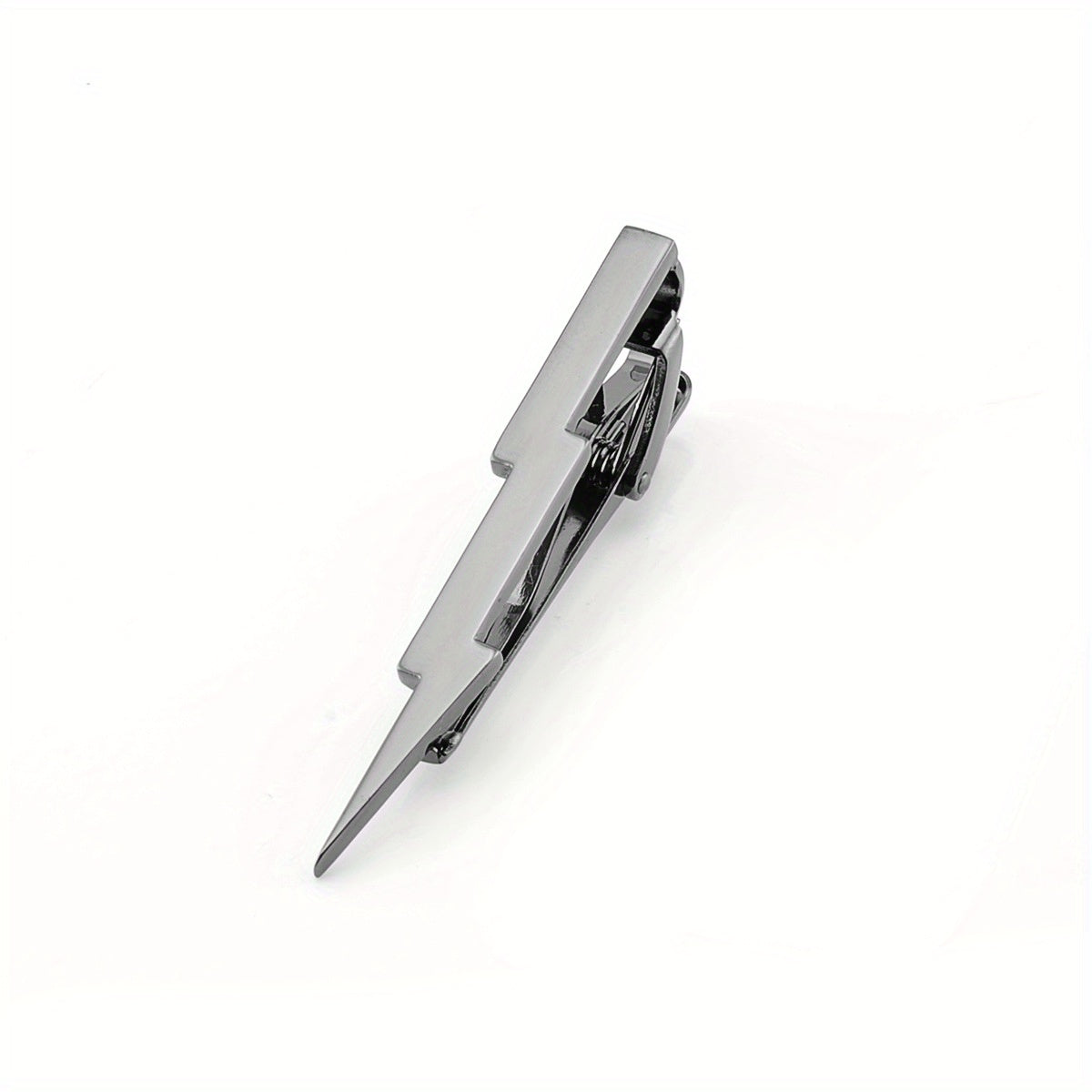 Men's Copper Lightning Tie Clip Classic Design