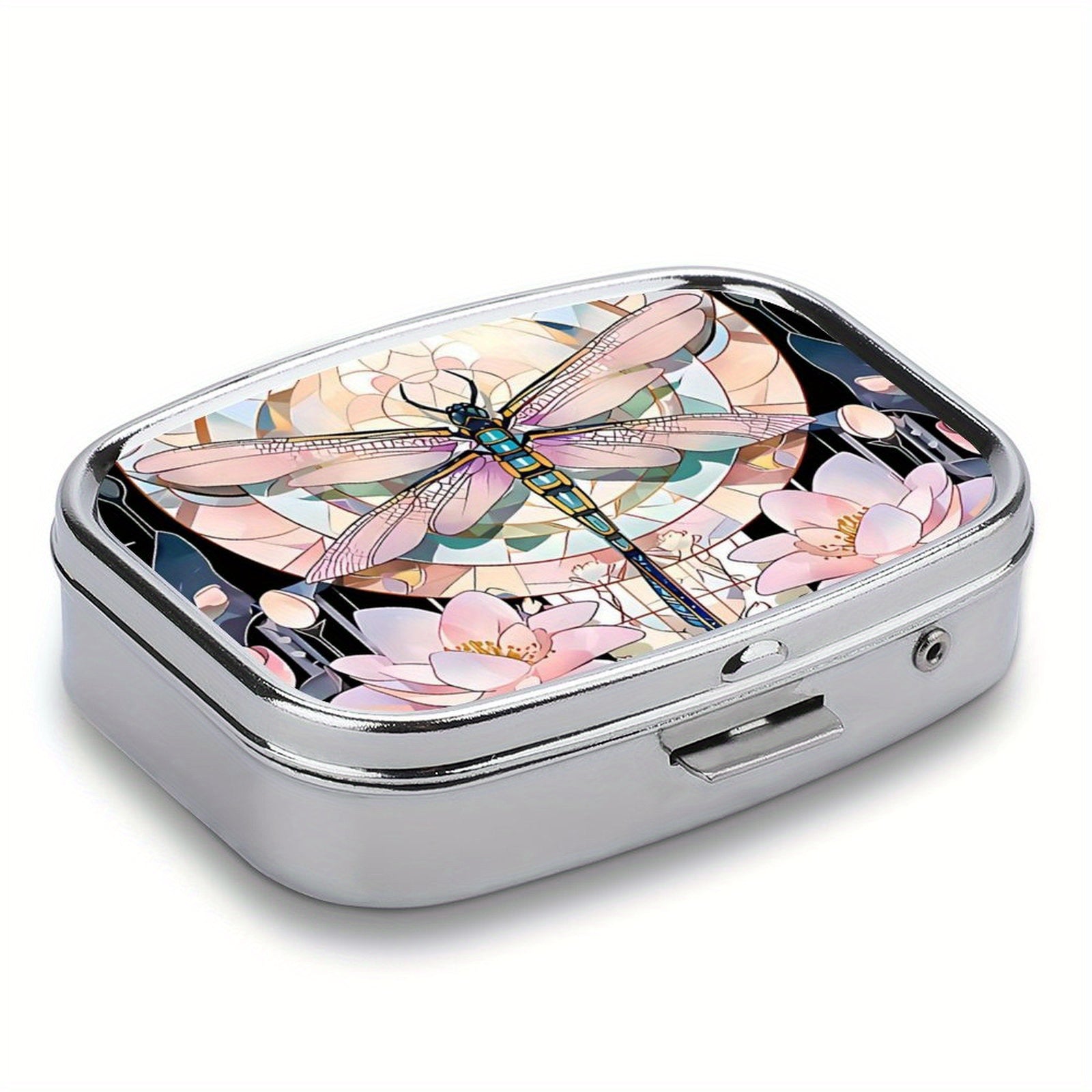 Dragonfly Pill Case 2 Compartment Medicine Box