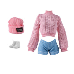Doll Outfit Jacket Shorts Hat Shoes 29 Pcs Set for Girls' Toys Doll