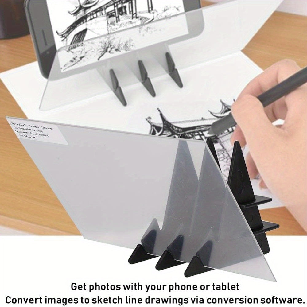Portable Marking Board Copy Mirror Drawing Reflection Board