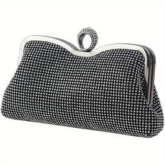 Bride Party Crystal Clutch Bag Water Drill