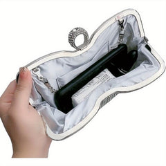 Bride Party Crystal Clutch Bag Water Drill