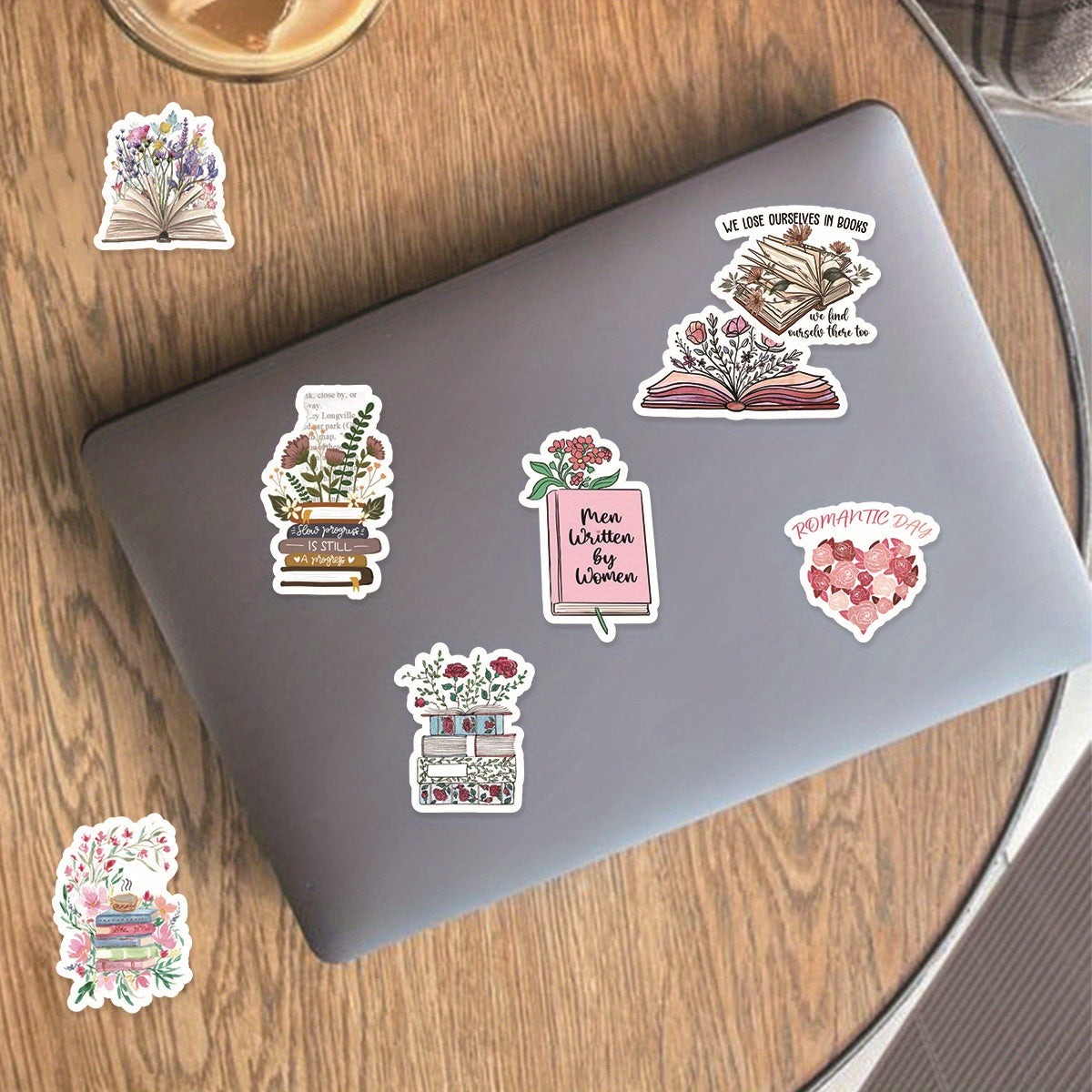 30 Pcs American Retro Style Flower/Sticker for Albums Diaries 14+