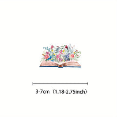 30 Pcs American Retro Style Flower/Sticker for Albums Diaries 14+