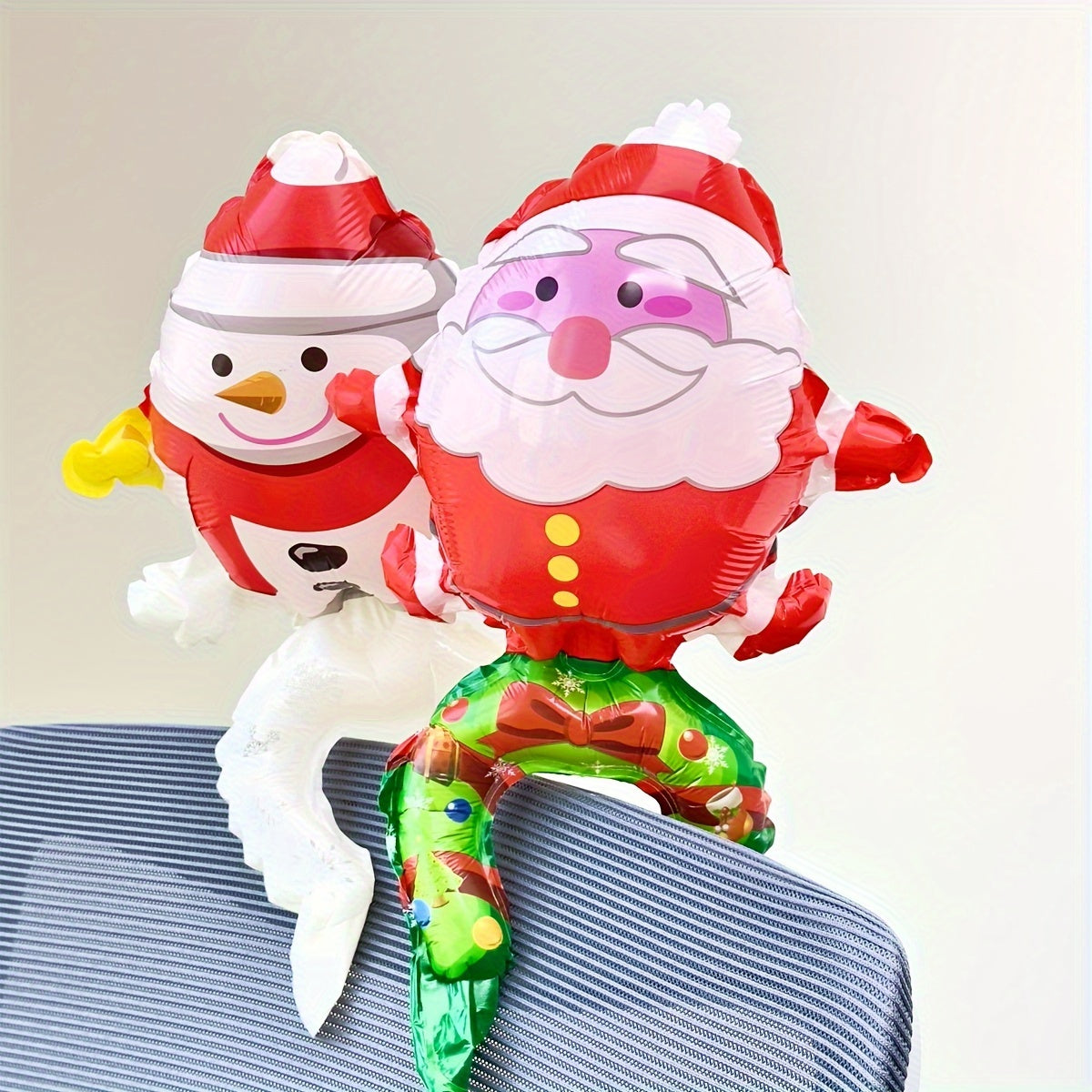 20pcs Santa & Snowman Wrist Balloon Christmas Party Decoration Kit