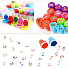 26pcs Animal Stampers Assorted Self Inking Stamps Party Supplies Teacher Stamps
