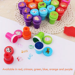 26pcs Animal Stampers Assorted Self Inking Stamps Party Supplies Teacher Stamps