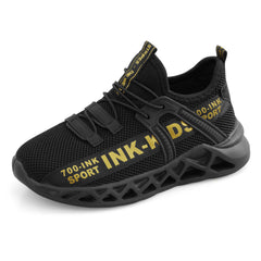 Boys Soft Soled Sneakers Lightweight Breathable Non Slip Shoes