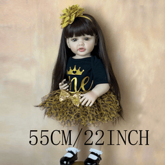 Princess Reborn Youngsters Doll Soft Vinyl Body Realistic Girl