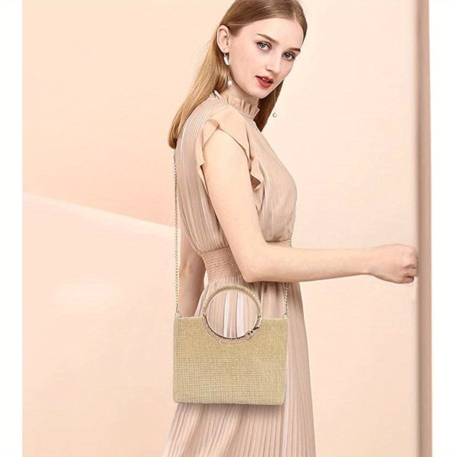 Crystal Rhinestone Evening Clutches Bags Wedding Purse Handbags
