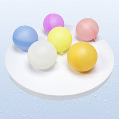 6 Reusable Silicone Water Balls Easy Fill for Outdoor Fun