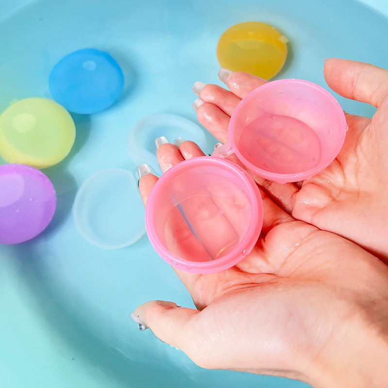 6 Reusable Silicone Water Balls Easy Fill for Outdoor Fun