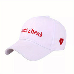 Gothic Letter Embroidery Baseball Cap Breathable Dad Hat Adjustable