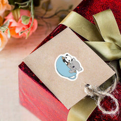 500pcs Koala & Friends Sticker Roll Cute Cartoon Animal Decals Self Adhesive