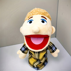 Set of 2 Family of Six Puppet Figures Plush Toys for Storytelling