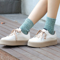 5 Pairs Soft & Warm Crew Socks for Women