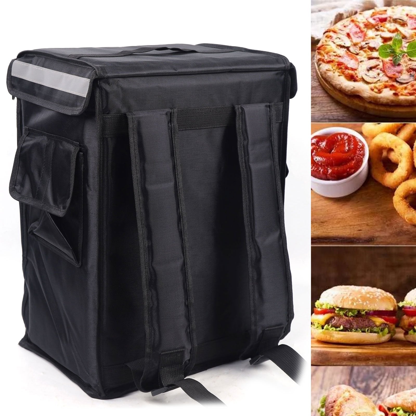 42L Waterproof Insulated Backpack for Takeout Food - 2-3 Hour Insulation Time