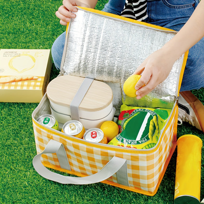 Spacious Insulated Picnic Bag Leak Proof Travel Tote
